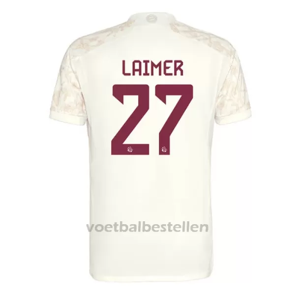 FC Bayern München Konrad Laimer 27 Champions League Derde Tenue Kinderen 23/24