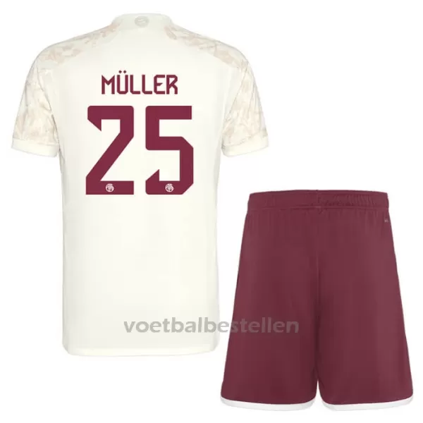 FC Bayern München Thomas Müller 25 Champions League Derde Tenue Kinderen 23/24