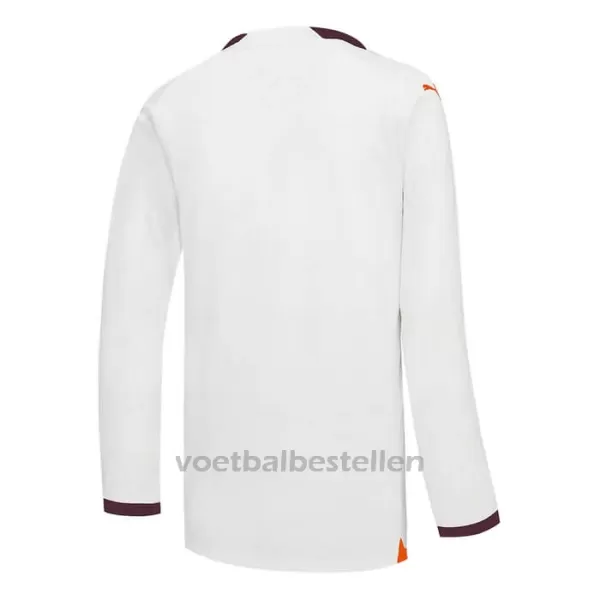 Manchester City Uitshirt 23/24 Lange Mouwen