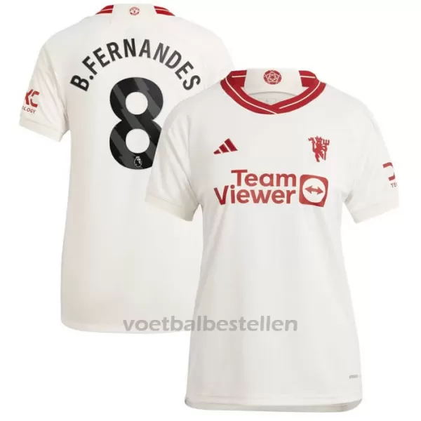 Manchester United Bruno Fernandes 8 Derde Shirt Vrouwen 23/24