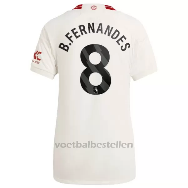 Manchester United Bruno Fernandes 8 Derde Shirt Vrouwen 23/24