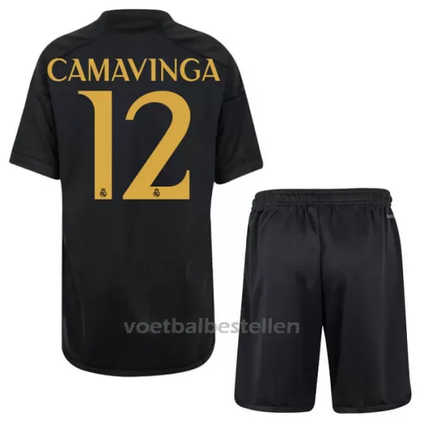 Real Madrid Eduardo Camavinga 12 Derde Tenue Kinderen 23/24