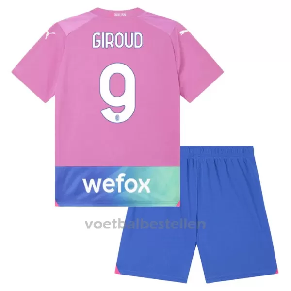 AC Milan Olivier Giroud 9 Derde Tenue Kinderen 23/24