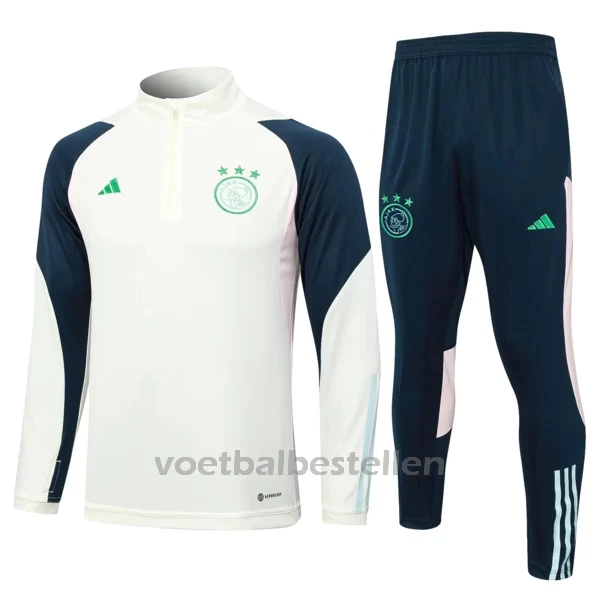 Ajax Amsterdam Trainings Sweatshirt Pak 23/24 Wit