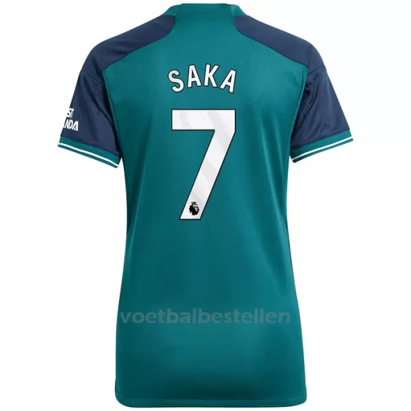 Arsenal Bukayo Saka 7 Derde Shirt Vrouwen 23/24