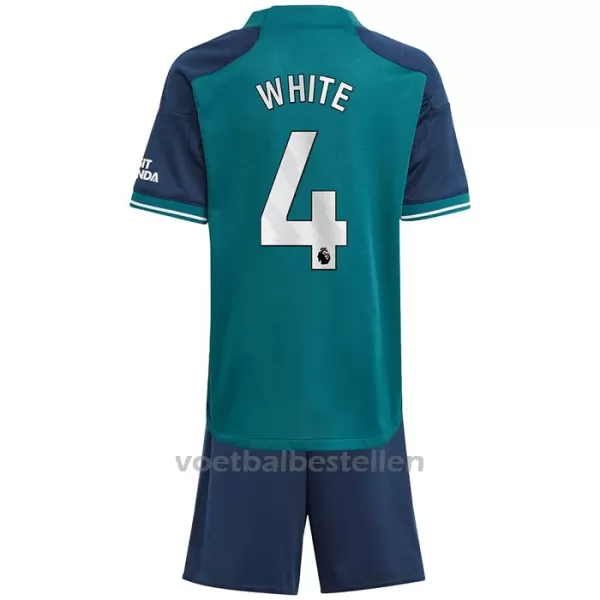 Arsenal White 4 Derde Tenue Kinderen 23/24