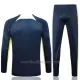 Brazilië Trainings Sweatshirt Pak 23/24 Blauw