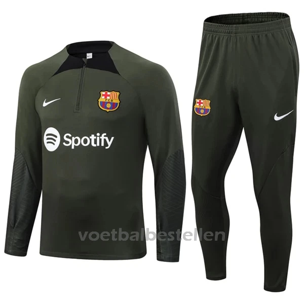 FC Barcelona Trainings Sweatshirt Pak 23/24 Groente