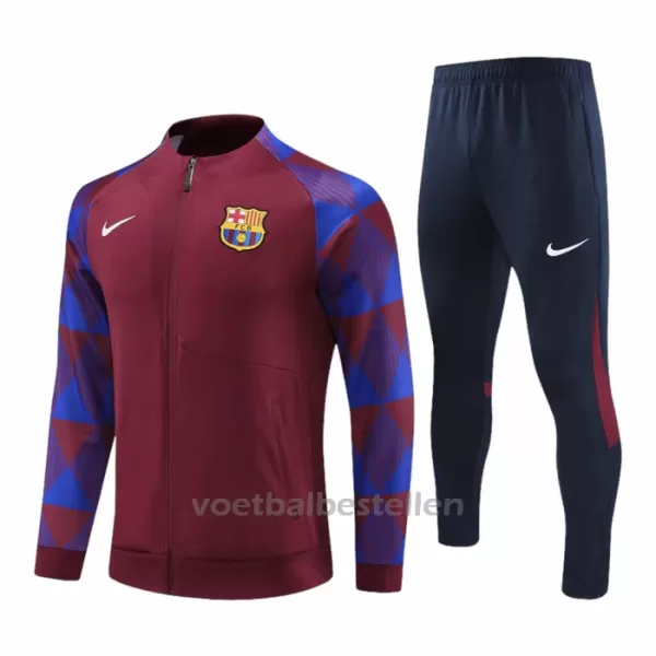 FC Barcelona Trainingsjack Pak 23/24 Rood