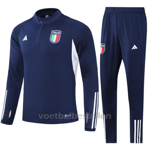 Italië Trainings Sweatshirt Pak 23/24 Marine