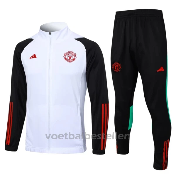 Manchester United Trainingsjack Pak 23/24 Wit