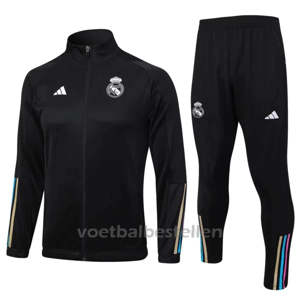 Real Madrid Trainingsjack Pak 23/24 Zwart