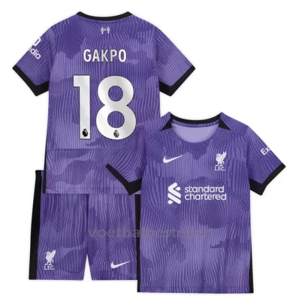 Liverpool Cody Gakpo 18 Derde Tenue Kinderen 23/24