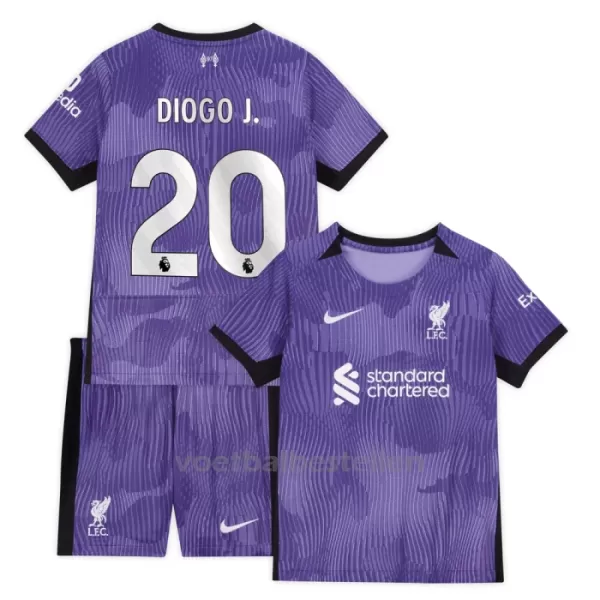 Liverpool Diogo Jota 20 Derde Tenue Kinderen 23/24