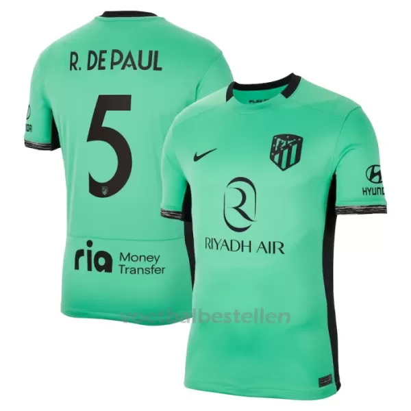 Atlético Madrid Rodrigo de Paul 5 Derde Shirt 23/24