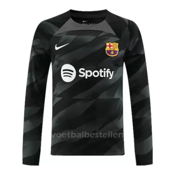 FC Barcelona Doelman Uitshirt 23/24 Lange Mouwen