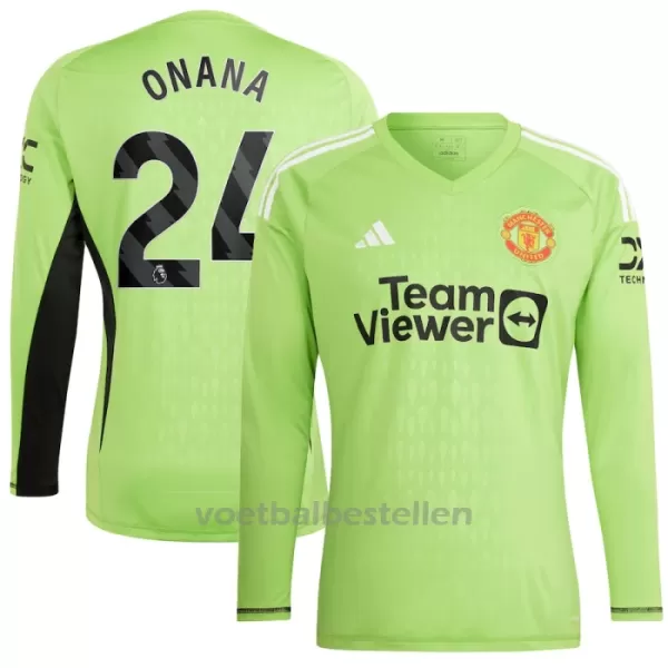 Manchester United Onana 24 Doelman Thuisshirt 23/24 Lange Mouwen