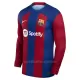 FC Barcelona Thuisshirt 23/24 Lange Mouwen