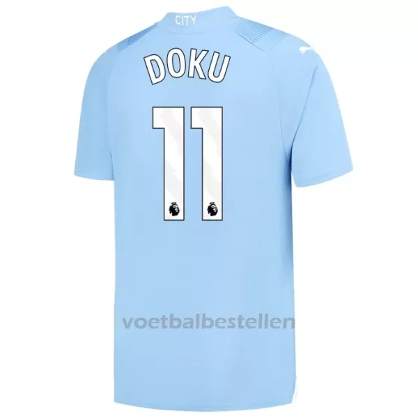 Manchester City Jérémy Doku 11 Thuistenue Kinderen 23/24