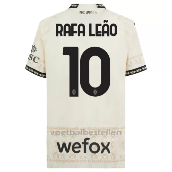 AC Milan Rafael Leão 10 Vierde Shirt 23/24 Wit