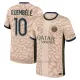 Paris Saint-Germain Ousmane Dembélé 10 Vierde Shirt Jordan 23/24