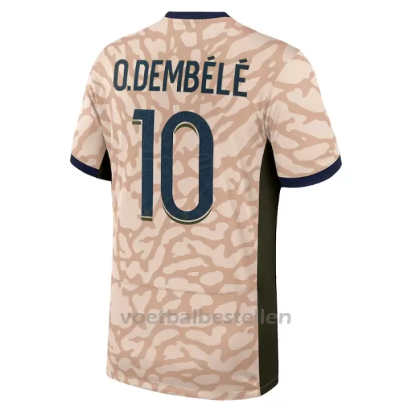 Paris Saint-Germain Ousmane Dembélé 10 Vierde Shirt Jordan 23/24