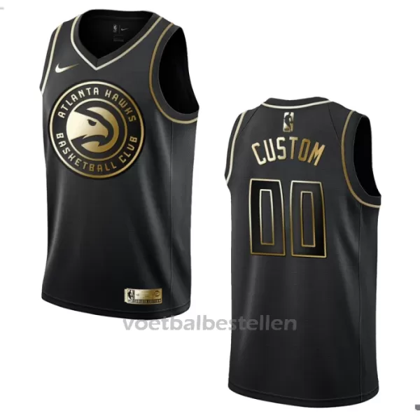 Atlanta Hawks NBA Shirt Golden Edition Swingman Zwart