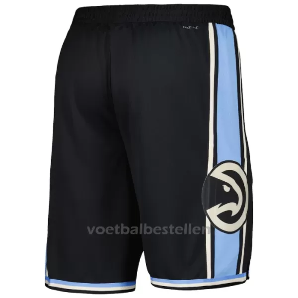 Atlanta Hawks Shorts City Edition Swingman Zwart