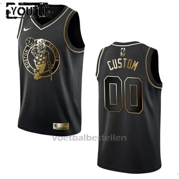 Boston Celtics NBA Shirt Golden Edition Swingman Kinderen Zwart