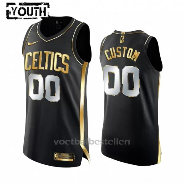 Boston Celtics NBA Shirt Golden Edition Swingman Kinderen Zwart