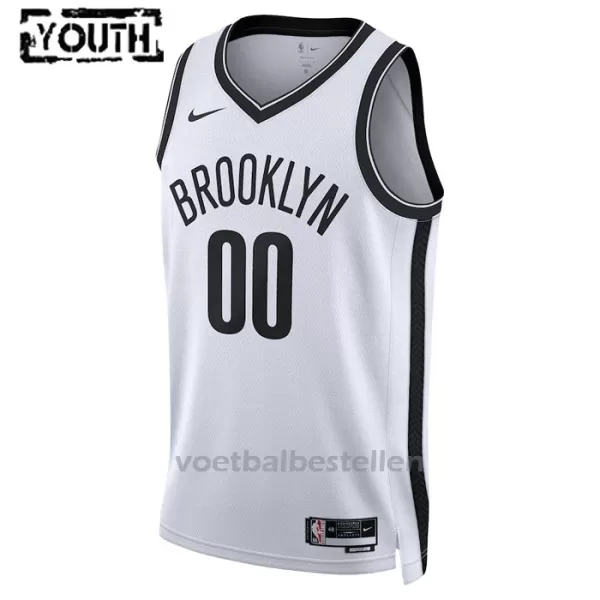 Brooklyn Nets NBA Shirt Association Edition Swingman 23/24 Kinderen Wit