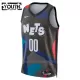 Brooklyn Nets NBA Shirt City Edition Swingman 23/24 Kinderen Zwart