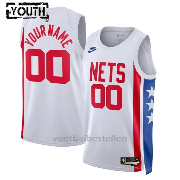 Brooklyn Nets NBA Shirt Classic Edition Swingman Kinderen Wit