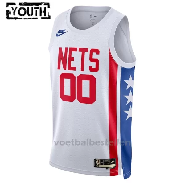 Brooklyn Nets NBA Shirt Classic Edition Swingman Kinderen Wit