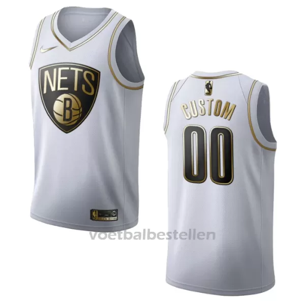 Brooklyn Nets NBA Shirt Golden Edition Swingman Wit