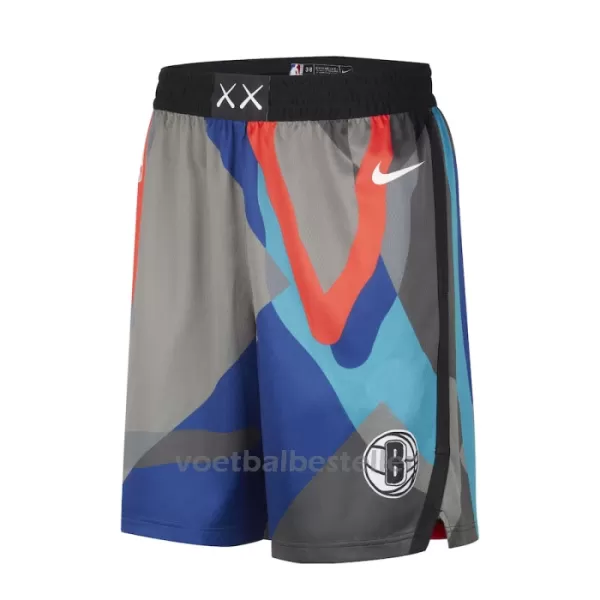 Brooklyn Nets Shorts City Edition Swingman Zwart