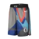 Brooklyn Nets Shorts City Edition Swingman Zwart