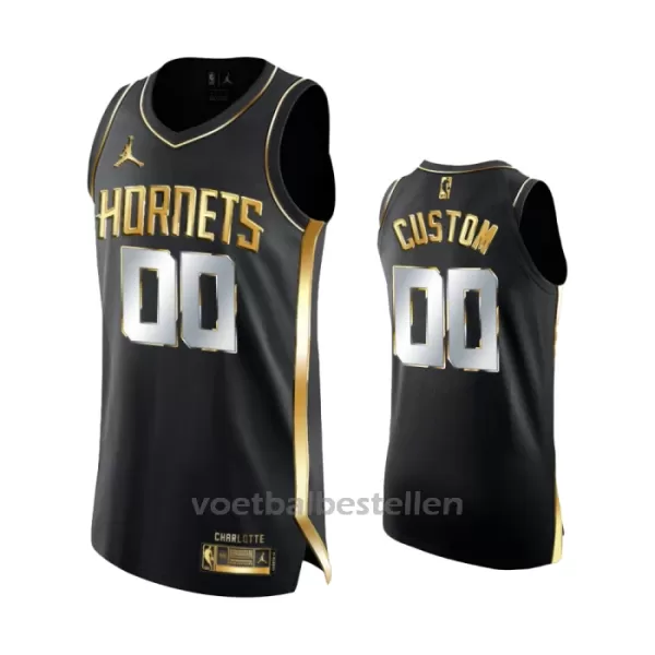 Charlotte Hornets NBA Shirt Golden Edition Swingman Zwart