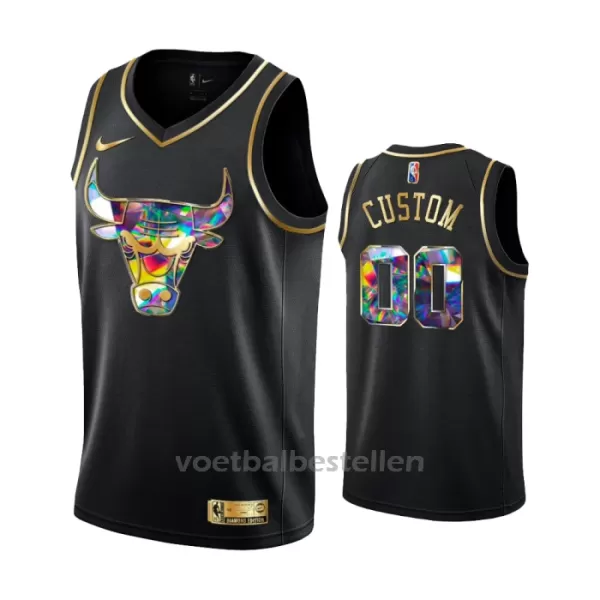 Chicago Bulls NBA Shirt Diamond Edition Swingman Zwart