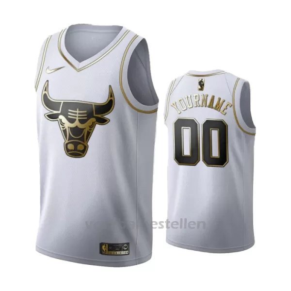 Chicago Bulls NBA Shirt Golden Edition Swingman Wit