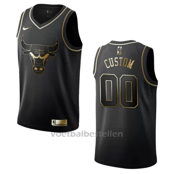 Chicago Bulls NBA Shirt Golden Edition Swingman Zwart