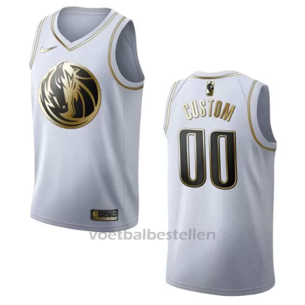 Dallas Mavericks NBA Shirt Golden Edition Swingman Wit