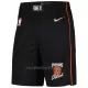 Detroit Pistons Shorts City Edition Swingman Zwart