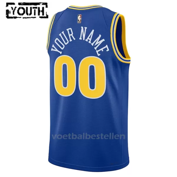 Golden State Warriors NBA Shirt Classic Edition Swingman 23/24 Kinderen Blauw