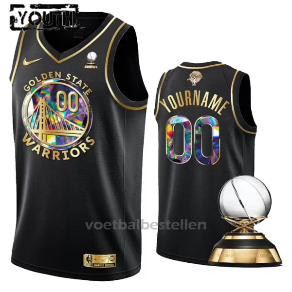 Golden State Warriors NBA Shirt Diamond Edition Swingman Kinderen Zwart