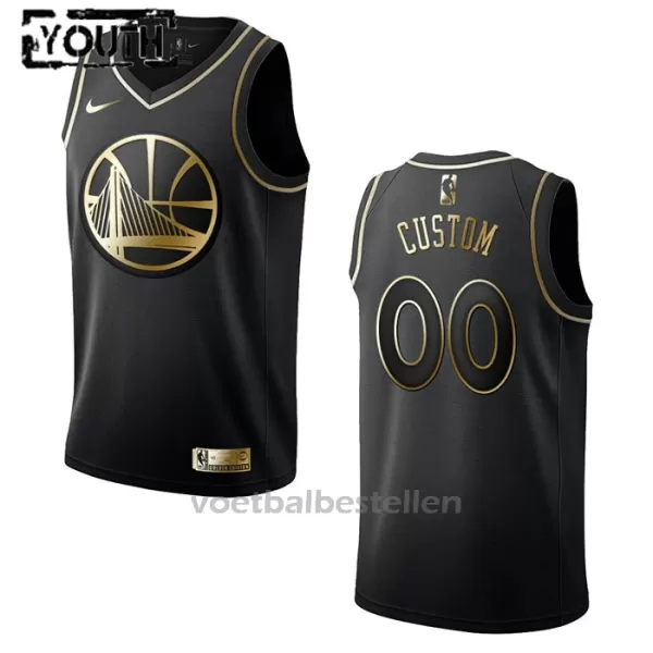 Golden State Warriors NBA Shirt Golden Edition Swingman 23/24 Kinderen Zwart