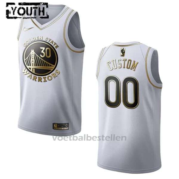 Golden State Warriors NBA Shirt Golden Edition Swingman Kinderen Wit