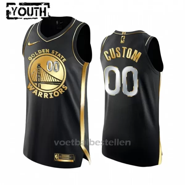 Golden State Warriors NBA Shirt Golden Edition Swingman Kinderen Zwart