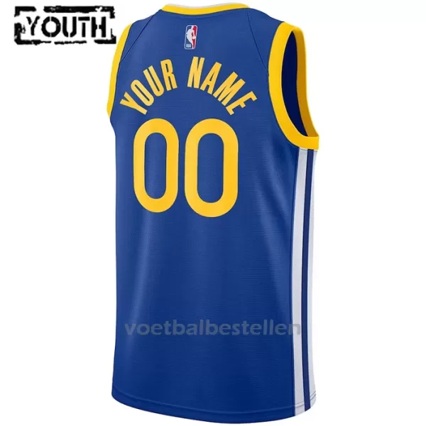 Golden State Warriors NBA Shirt Icon Edition Swingman 23/24 Kinderen Blauw