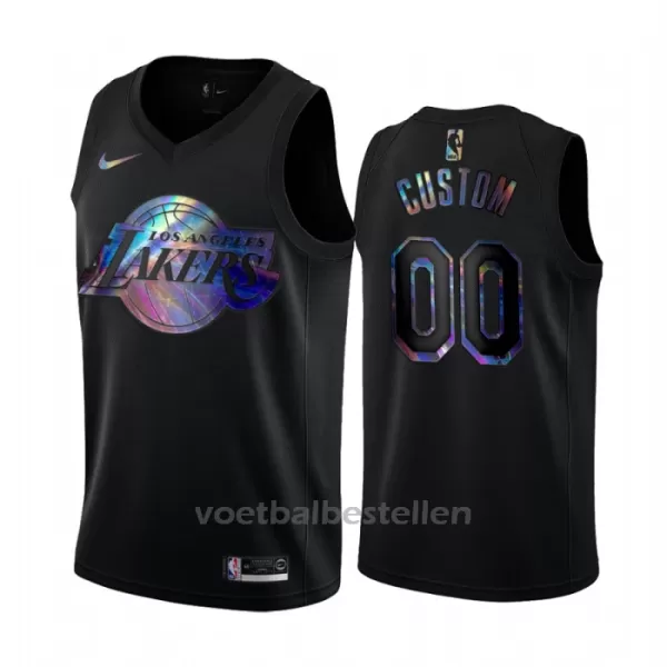 Los Angeles Lakers NBA Shirt HWC Iridescent Swingman Zwart